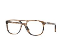Persol Unisex Persol PO3329V GRETA 1236 Optical frames Acetate Brown Transparent Pilot Normal
