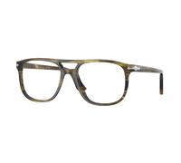 Persol Unisex Persol PO3329V GRETA 1237 Optical frames Acetate Green Transparent Pilot Normal