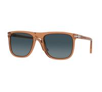 Persol PO3336S 1213S3 Unisex Sunglasses Acetate Brown Blue Pilot Polarized Shaded