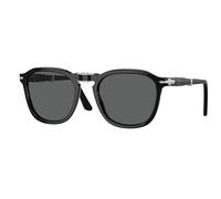 Persol Unisex Persol PO3345S 95/B1 Sunglasses Acetate Black Grey Squared Normal