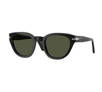 Persol Unisex Persol PO3379S 95/31 Sunglasses Acetate Black Green Butterfly Normal