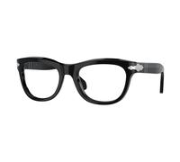Persol Unisex PO0086V 95 Optical frames Acetate Black Transparent Pillow Normal