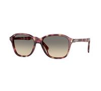 Persol Unisex PO3244S 112532 Sunglasses Plastic Bordeaux Grey Squared Shaded