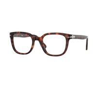 Persol Unisex PO3263V 24 Optical frames Acetate Turtle Transparent Squared Normal