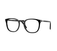 Persol Unisex PO3318V 95 Optical frames Acetate Black Transparent Pantos Normal