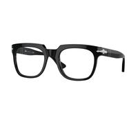 Persol Mens Black Po3325v Square-frame Acetate Optical Glasses