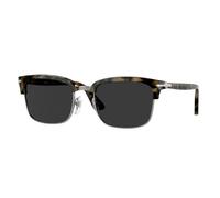 Persol Unisex PO3327S 107148 Sunglasses Acetate Turtle Grey Squared Polarized