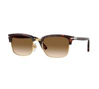 Persol Unisex PO3327S 24/51 Sunglasses Acetate Turtle Brown Squared Normal Shaded