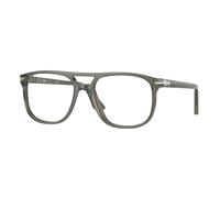 Persol Unisex PO3329V GRETA 1103 Optical frames Acetate Grey Transparent Pilot Normal