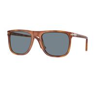 Persol Unisex PO3336S 96/56 Sunglasses Acetate Brown Blue Pilot Normal Anti-glare