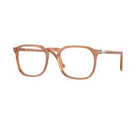 Persol Unisex PO3337V 1213 Optical frames Acetate Brown Transparent Pantos Normal