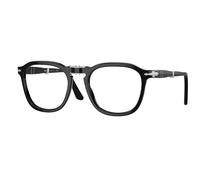 Persol Unisex PO3345V RENE' 95 Optical frames Acetate Black Transparent Squared Normal