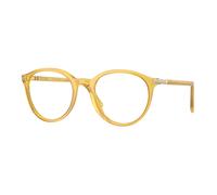 Persol Unisex PO3353V 204 Optical frames Acetate Yellow Transparent Pantos Normal