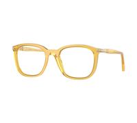 Persol Unisex PO3355V 204 Optical frames Acetate Yellow Transparent Pillow Normal