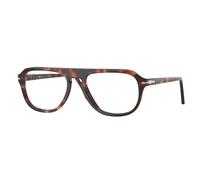 Persol Unisex PO3368V 24 Optical frames Acetate Turtle Transparent Pilot Normal