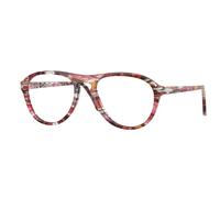 Persol Unisex PO3371V LYNN 1220 Optical frames Acetate Multi-color Transparent Pilot Normal