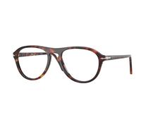 Persol Unisex PO3371V LYNN 24 Optical frames Acetate Turtle Transparent Pilot Normal