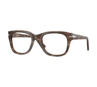 Persol Unisex PO3372V 1208 Optical frames Acetate Turtle Transparent Squared Normal