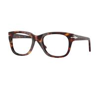 Persol Unisex PO3372V 24 Optical frames Acetate Turtle Transparent Squared Normal
