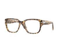 Persol Unisex PO3374V 1056 Optical frames Acetate Brown Transparent Squared Normal