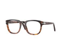Persol Unisex PO3376V 1160 Optical frames Acetate Brown Transparent Squared Normal