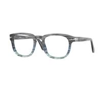 Persol Unisex PO3376V 1205 Optical frames Acetate Grey Transparent Squared Normal
