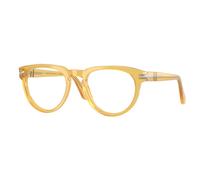 Persol Unisex PO3377V 204 Optical frames Acetate Yellow Transparent Pantos Normal