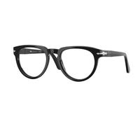Persol Unisex PO3377V 95 Optical frames Acetate Black Transparent Pantos Normal