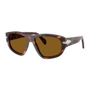 Persol Unisex Sunglass PO0050S - Frame color: Havana, Lens color: Brown