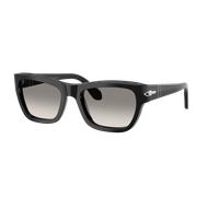 Persol Unisex Sunglass PO0091S - Frame color: Black, Lens color: Clear Gradient Grey