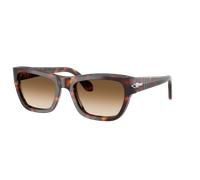 Persol Unisex Sunglass PO0091S - Frame color: Havana, Lens color: Clear Gradient Brown