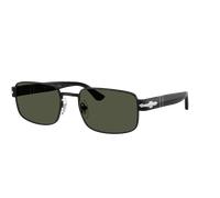 Persol Unisex Sunglass PO1022S - Frame color: Black, Lens color: Green