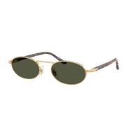 Persol Unisex Sunglass PO1023S - Frame color: Gold, Lens color: Green