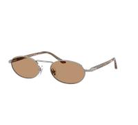 Persol Unisex Sunglass PO1023S - Frame color: Gunmetal, Lens color: Brown