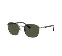 Persol Unisex Sunglass PO2476S - Frame color: Gunmetal, Lens color: Green