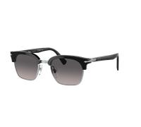 Persol Unisex Sunglass PO3199S - Frame color: Black/Silver, Lens color: Polarized Grey Gradient