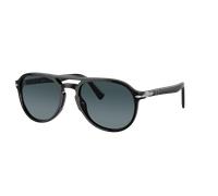 Persol Unisex Sunglass PO3235S - Frame color: Black, Lens color: Blue Gradient Polarized