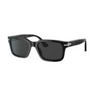 Persol Unisex Sunglass PO3272S - Frame color: Black, Lens color: Polarized Dark Grey