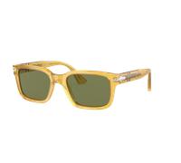 Persol Unisex Sunglass PO3272S - Frame color: Honey, Lens color: Green