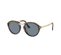 Persol Unisex Sunglass PO3274S - Frame color: Caffe, Lens color: Light Blue