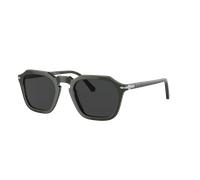 Persol Unisex Sunglass PO3292S - Frame color: Dark Green, Lens color: Polarized Black