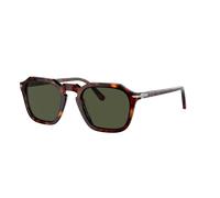 Persol Unisex Sunglass PO3292S - Frame color: Havana, Lens color: Green