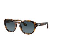 Persol Unisex Sunglass PO3304S - Frame color: Madreterra, Lens color: Blue Polarized