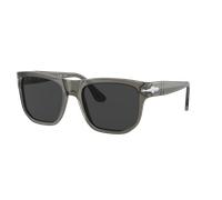 Persol Unisex Persol PO3306S 110348 Sunglasses Acetate Green Grey Squared Polarized