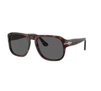 Persol Unisex Sunglass PO3310S - Jean - Frame color: Havana, Lens color: Black
