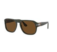 Persol Unisex Sunglass PO3310S - Jean - Frame color: Matte Dark Green, Lens color: Polarized Brown