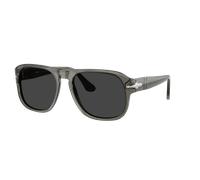 Persol Unisex Sunglass PO3310S - Jean - Frame color: Smoke, Lens color: Polarized Black