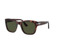 Persol Unisex Sunglass PO3313S - Frame color: Tortoise Brown, Lens color: Green
