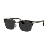 Persol Unisex Sunglass PO3327S - Frame color: Brown Tortoise, Lens color: Polarized Black