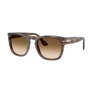 Persol Unisex Sunglass PO3333S - Elio - Frame color: Striped Brown, Lens color: Gradient Brown